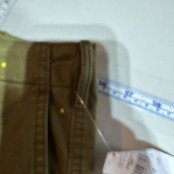 NWT GAP Women's Straight Leg Khaki High Rise Splatter Pants Oak Moss Size 6 - Picture 6 of 14